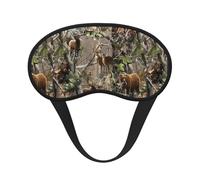 Wildlife Hunting Deer Bear Elk Sleep Mask, Eye Mask, Light-Blackout Design Ultra Soft & Comfortable for Men, Women