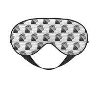Wildlife Lion Printing Soft Dual-Use Sleep Blocks Light Efficiently Blackout Eye Mask for Sleeping