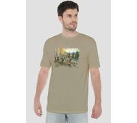 Wildlife Mule Deer T Shirt, Safari Green Other Green S