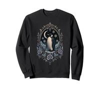 Wildlife Penguin Gothic Moon Oracle Tuxedo Flipper Colony Sweatshirt