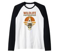 Wildlife Photographer Cockatoo Bird Camera Photography Raglan Baseball Tee