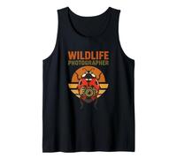 Wildlife Photographer Ladybug Holding A Camera Photography Tank Top