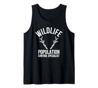 Wildlife Population Control Specialist Deer Hunting Tank Top