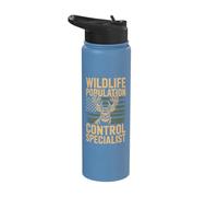 Wildlife Population Control Specialist Stainless Steel Insulated Water Bottle