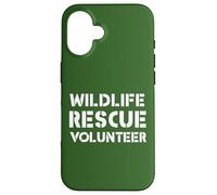 Wildlife Rescue Volunteer Animal Lover Rehabilitation BACK Case for iPhone 16