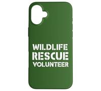 Wildlife Rescue Volunteer Animal Lover Rehabilitation BACK Case for iPhone 16 Plus