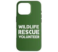 Wildlife Rescue Volunteer Animal Lover Rehabilitation BACK Case for iPhone 16 Pro
