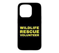 Wildlife Rescue Volunteer Animal Lover Rehabilitation Case for iPhone 15 Pro