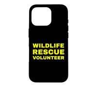 Wildlife Rescue Volunteer Animal Lover Rehabilitation Case for iPhone 16 Pro