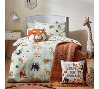 Wildlife Safari Animal Duvet Cover Set Little Furn Multi Single