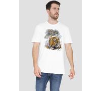 Wildlife Tigers T Shirt, White Other White 4XL