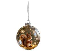 Wildlife Wonders Glass Christmas Baubles Balls | Wildlife Wonders Glass Baubles Christmas Tree Ornaments | Vintage Cow Christ-mas Tree Decorations | Glasses Animals Collection Decor
