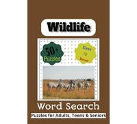 Wildlife Word Search Puzzle Book: Easy to Read Standard Puzzle about Wildlife, Nature, Animals and More | 6x9 inches, 110 pages | 50+ Puzzles | Gift for all ages, Leisure time, Vacations
