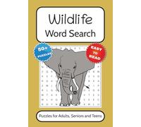 Wildlife Word Search Puzzle Book: Word Searches with Easy to Read Print about Wildlife Animals, I Explore Nature and Endangered Species | 6x9 inches, ... Gift for Vacation, Holidays and Free Times
