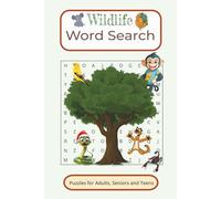 Wildlife Word Search Puzzle Book: Word Searches with Easy to Read Print about Wildlife, Jungle, Nature, and Beyond! | 6 x 9 inches, 110 pages | 50+ ... Gift for Vacations, Holidays and Free Times