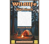Wildlife Word Search Puzzle Book: Word Searches with Easy to Read Print about Wildlife, Nature, Adventure, and More | 6x9 inches, 110 pages | 50+ Puzzles … Gift for Vacations, Holidays, and Free Times