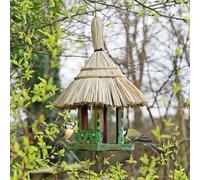 Wildlife World Artisan Hexagonal Thatched Bird Table