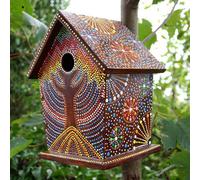 Wildlife World Decorative Multispecies Artisan Bird Nest Box