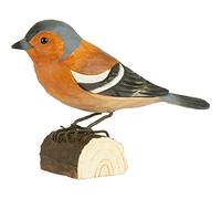 WILDLIFEGARDEN Wildlife Garden - DecoBird Chaffinch (WG416) - Hand Carved Decorative Bird Figurine Made of Linden Wood - Small European Birds Collection