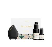 WILDLING Empress Facial Gua Sha Set I Facial Massage Tool + Facial Toner + Facial Oil to Lift, Plump, Tone + Sculpt I Patented Design 100% Authentic Bian Stone