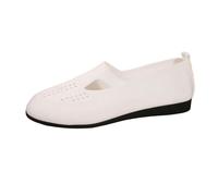 Wildling Shoes Women's Balerina Shoes Medieval Flat Summer Shoes Girls Comfortable Velvet Shoes Width H Traditional Shoes Elegant Gymnastics Shoes Winter Women's Waterproof Shoes, White, 6 UK