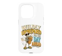 Wildly Unprepared for The Day Ahead Skeleton Iced Coffee Case for iPhone 15 Pro