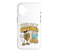 Wildly Unprepared for The Day Ahead Skeleton Iced Coffee Case for iPhone 16