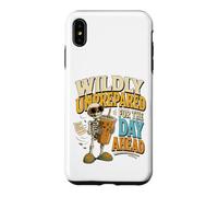 Wildly Unprepared for The Day Ahead Skeleton Iced Coffee Case for iPhone XS Max