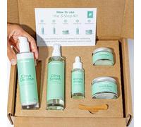WildMint 5-Step Clear Skin Kit Gift Set | Cleanser, Toner, Serum, Face Oil & Moisturiser | Natural Skincare for Menopause, Hormonal Acne, Dark Spots, Dryness & Mature Skin | UK Vegan & Cruelty-Free