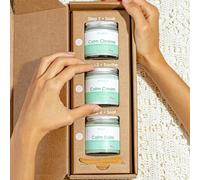 WildMint Calm Skin-Relief Kit for Sensitive Skin Prone to Eczema, Irritation, Sore, Itchy & Dry Skin | Dermatologically Tested, Vegan, Natural Body Wash, Magnesium Cream, Calm Balm for Baby 3x 120ml