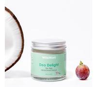 WildMint Deo Delight Natural Deodorant Balm | Hydrating & Healing Deo for Sesitive, Irritated Underarm | Refreshing Scent Helps with Body Odour | Unisex & Aluminium-Free | UK Vegan & Cruelty-Free 60ml
