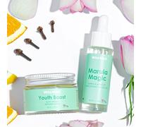 WildMint Pro-Ageing Plump & Firm Duo | Youth Boost Serum & Marula Magic Face Oil | Boosts Firmness, Hydration, Elasticity & Collagen | Natural Solution For Mature, Dry, Sensitive & Menopausal Skin