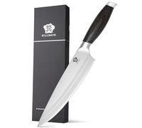 WILDMOK Chef Knife 8 Inch, German Steel Kitchen Knives Chef's Knives with Pakka Wood Handle, Gift Box