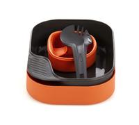 Wildo Camp-A-Box Light Camping Bushcraft Mess Kit Tin Set Orange
