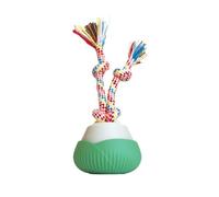 WildOath Automatic Interactive Cat Toy Ball, 360° Rolling with Flashing LED & Recording - Rechargeable Motorized Teaser for Indoor Kitten Play, 3 Modes (Green)