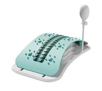 WildOath Inflatable Waist Back Stretcher - Soothing Lumbar Support Device for Pain Relief, Adjustable Spine Decompression & Back Stretching Tool for Home and Office Use (Blue)