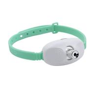 WildOath Rechargeable Cat Laser Collar, Interactive Pet Toy, USB Type-C Charging, Adjustable Snap Design, Orange, Mint Green (Green)