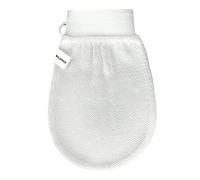 Wildpier Beauty Exfoliating Glove Mitt Body Scrub for Bath Shower Spa Hand Exfoliator Gloves, Dead Skin Cell Remover, Deep Exfoliation Scrubber, White