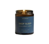 Wildrace Deep Sleep Candle | Sleep Aid Scented Gift | Luxury Natural Organic Lavender, Thyme, Ylang Ylang | Promotes Sleep | 40hr Burn Time | Calming Relaxation Candle | for Women