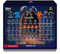 Wildspire Classic Encounters - Essential Set - 65 Iconic DND Miniatures Bulk Monsters, 28mm, Unpainted Tabletop RPG DND Minis Figures, Dungeon Dragons D&D Miniatures, Fantasy D&D Figures
