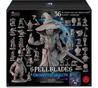 Wildspire Spellblades & Enchanted Objects for DND Miniatures 28mm-32mm Player-Characters, NPC Bulk D&D Minis Unpainted Dungeons & Dragons Figures Accessories for Fantasy Tabletop RPG DND Pathfinder