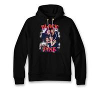 WildStallion BLACKPINK Signature Hoodie Unisex | Premium Cotton Blend K-Pop Pullover Sweatshirt | Casual Streetwear Hoodie with Logo, (UK, Alpha, L, Regular, Regular, BLACK)