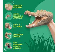 Wildthings Wild Thingz Crocodile Hand Puppet