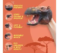 Wildthings Wild Thingz Hippo Hand Puppet