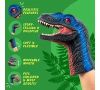 Wildthings Wild Thingz Velociraptor Hand Puppet