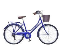 Wildtrak - Steel City Bike, Adult, 26 Inch, 6 Speed, Shimano shifters - Royal Blue