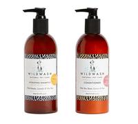 WildWash Hydrating Shampoo for Dry and Flaky Skin for Dogs 300ml - Manuka and Lavender - Sulphate and Paraben-Free for Sensitive Skin - Concentrated Formula for 10-20 Washes (Shampoo)