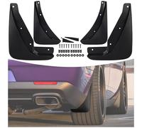 WildWell Mud Flaps Splash Guards for Dodge Challenger Accessories 2015-2024 Mud Flaps Kit Front & Rear 4Pcs Black