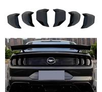 WildWell Mustang Tail Light Covers for Ford Mustang GT Shelby GT350 GT500 EcoBoost Bullitt 2018 2019 2020 2021 2022 2023 Smoked Black