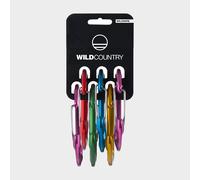 Wildwire Carabiner Rack 6 Pack, Multi Coloured One Size